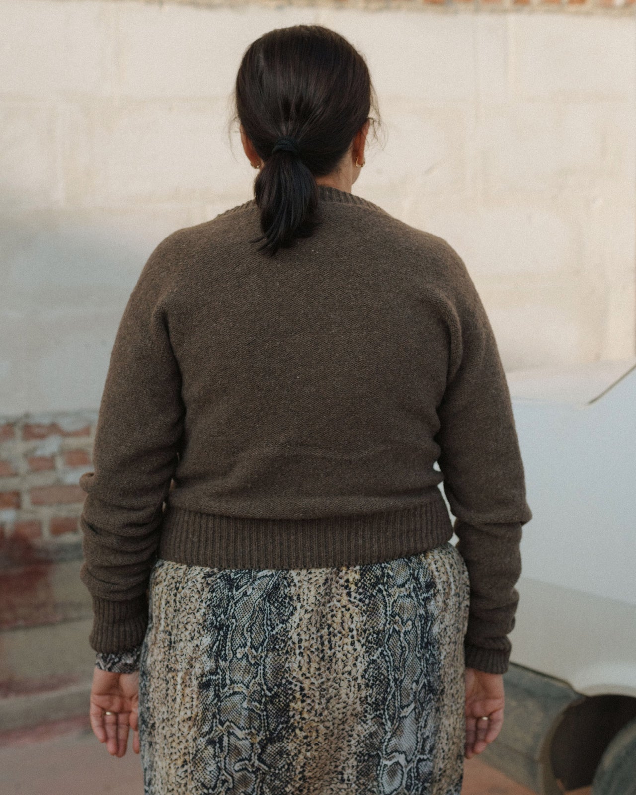 Tier Sweater - Arles Merino Wool - Burel Brown