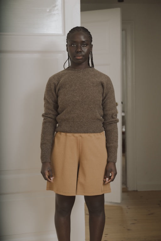 Tier Sweater - Arles Merino Wool - Burel Brown