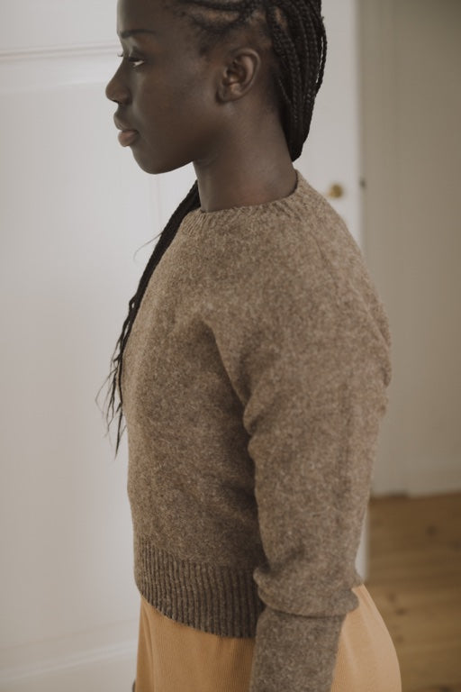 Tier Sweater - Arles Merino Wool - Burel Brown