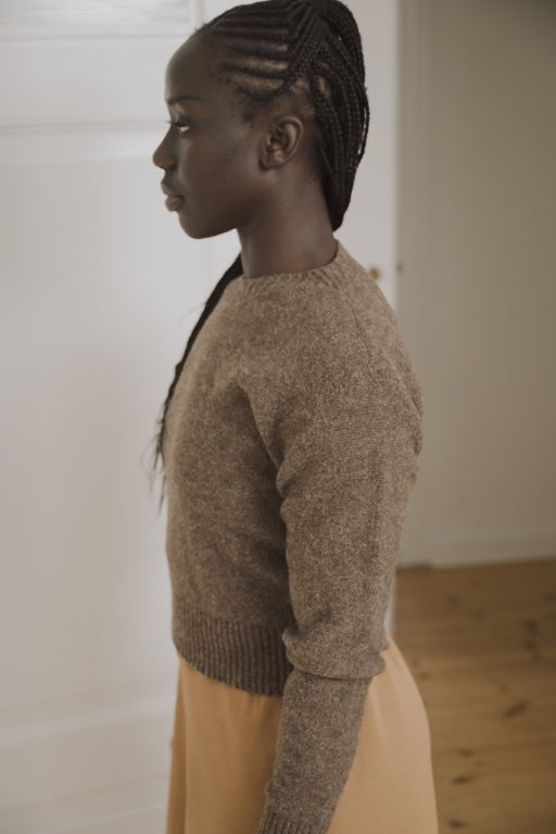Tier Sweater - Arles Merino Wool - Burel Brown