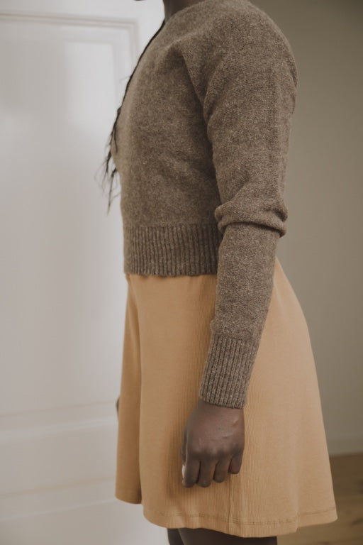 Tier Sweater - Arles Merino Wool - Burel Brown