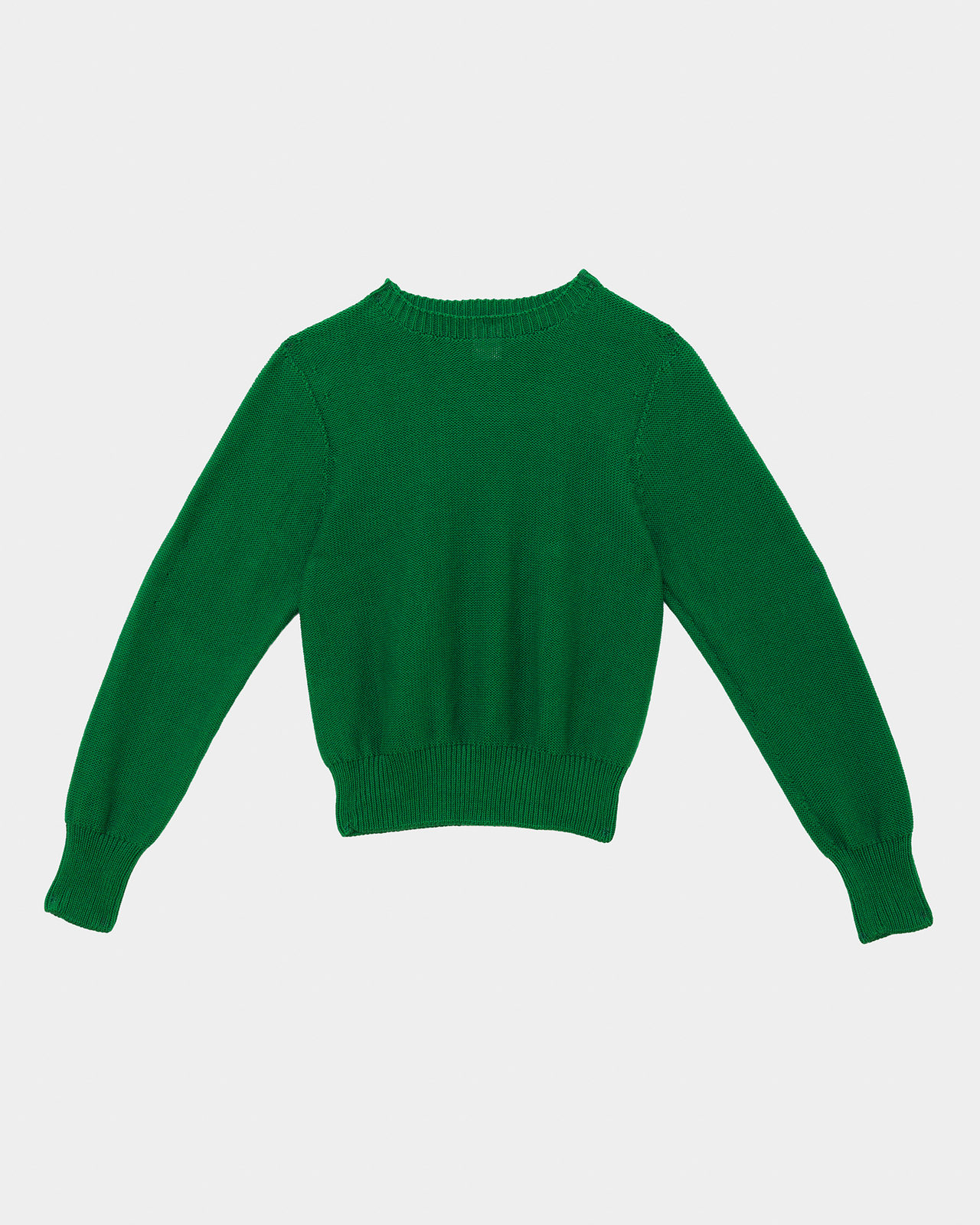 Tier Sweater - Organic Cotton Knit - Calla Green