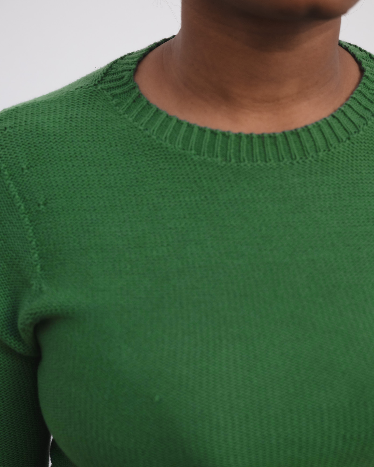 Tier Sweater - Organic Cotton Knit - Calla Green