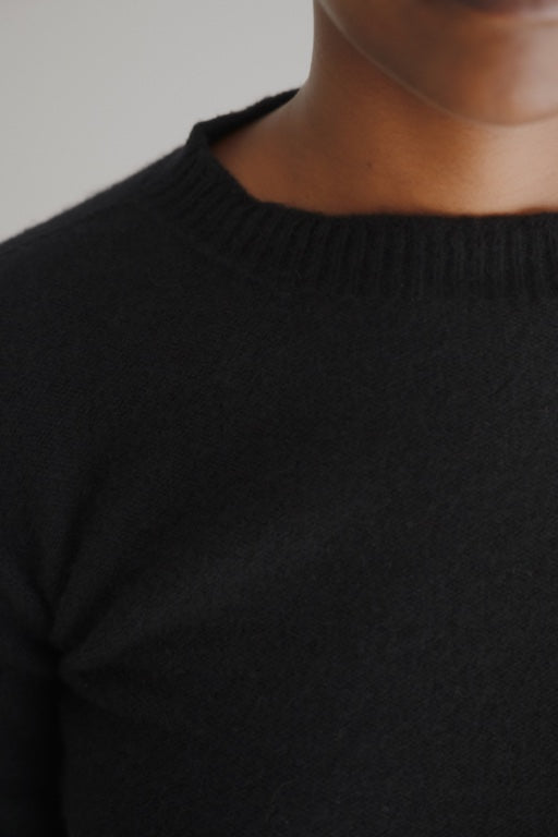 Tier Sweater - Recycled Cashmere - Black