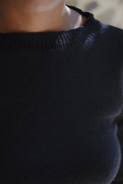 Tier Sweater - Recycled Cashmere - Black