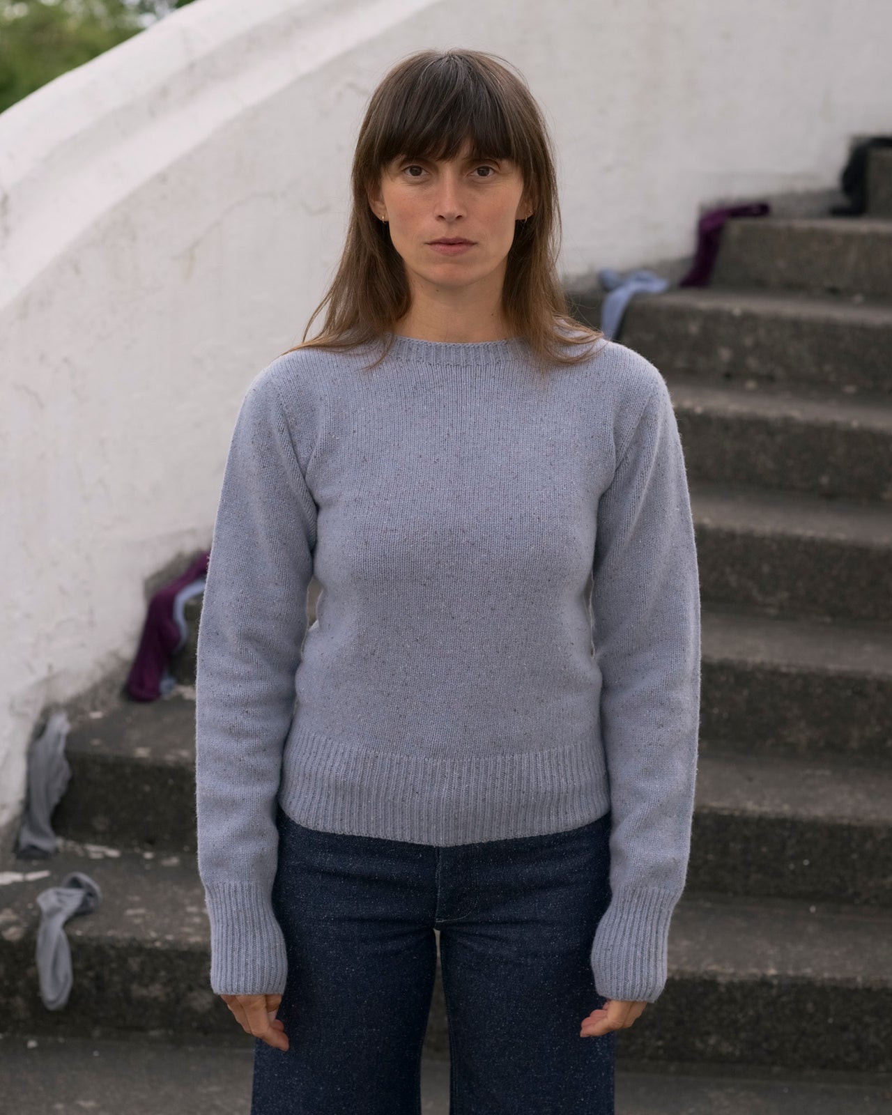 Tier Sweater - Recycled Wool - Ocean