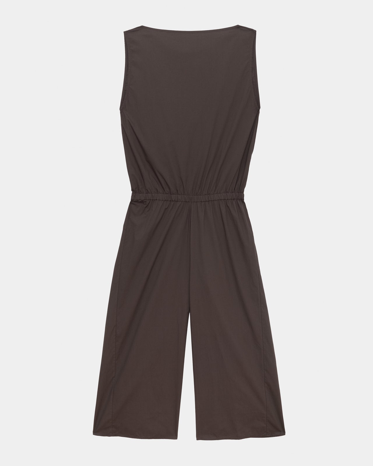 Tin Jumpsuit - Organic Cotton Poplin - Mara Brown