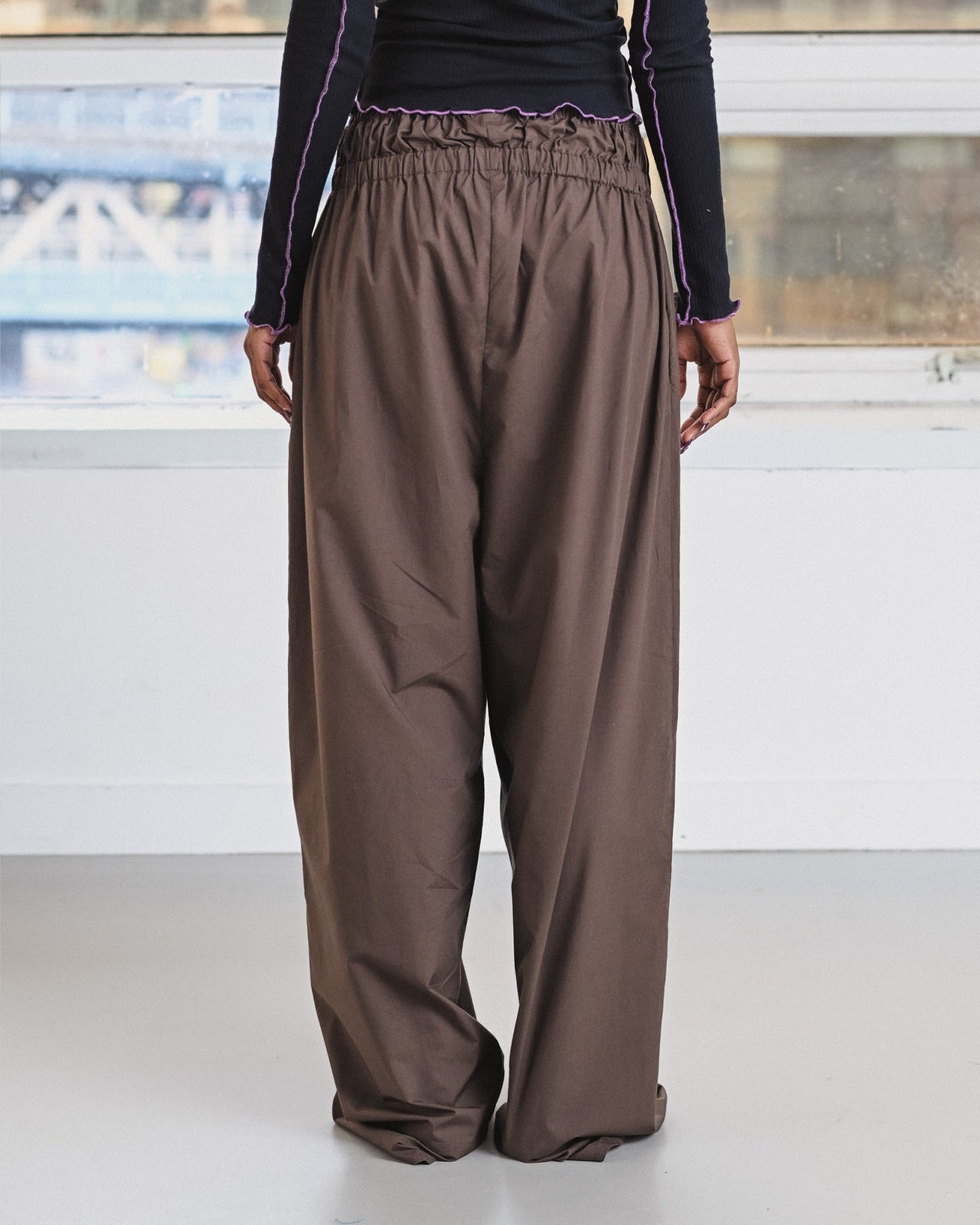 Tin Pants - Organic Cotton Poplin - Mara Brown