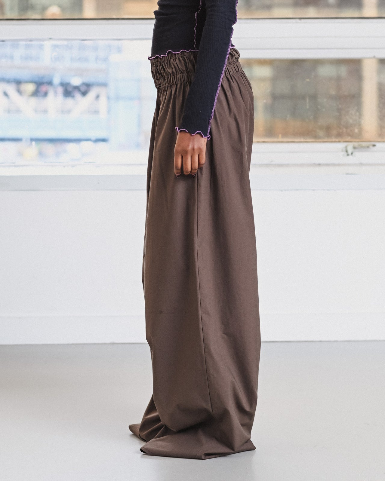 Tin Pants - Organic Cotton Poplin - Mara Brown