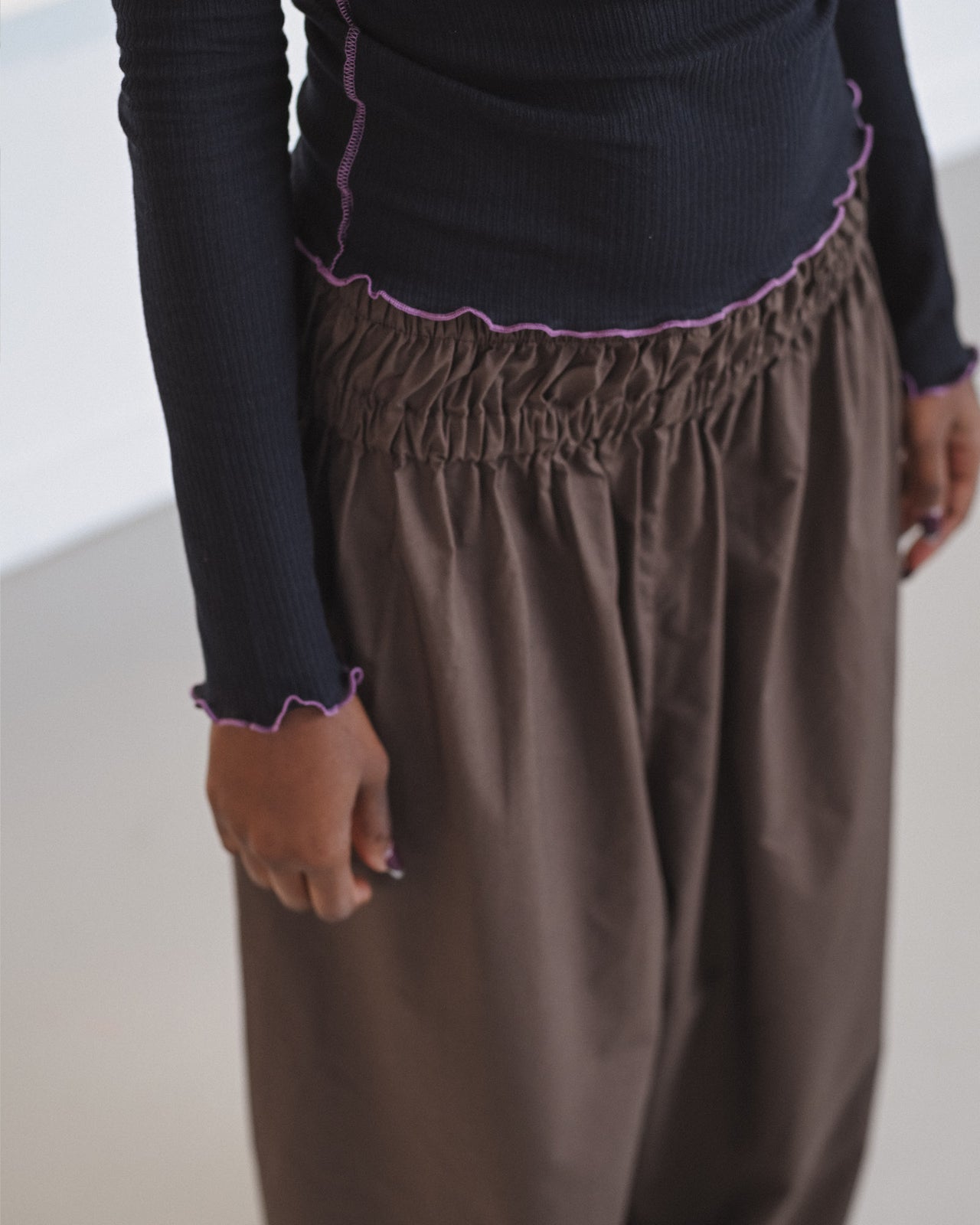 Tin Pants - Organic Cotton Poplin - Mara Brown