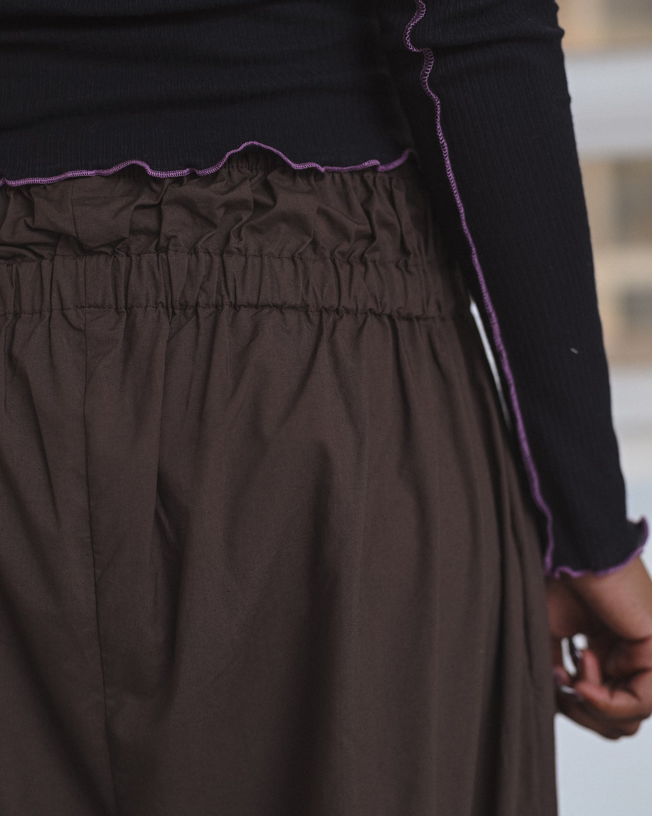 Tin Pants - Organic Cotton Poplin - Mara Brown