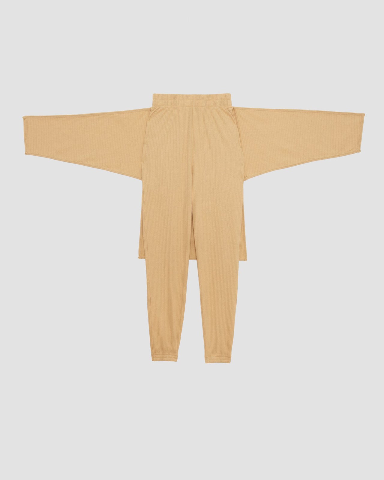 Tour Sweat Pants - Organic Cotton / Hemp Rib - Dust Beige - WT23