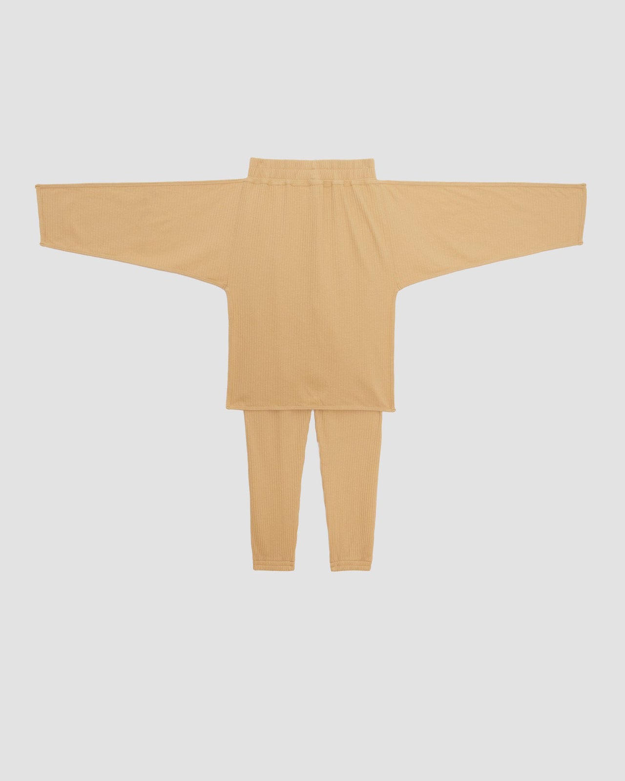 Tour Sweat Pants - Organic Cotton / Hemp Rib - Dust Beige - WT23