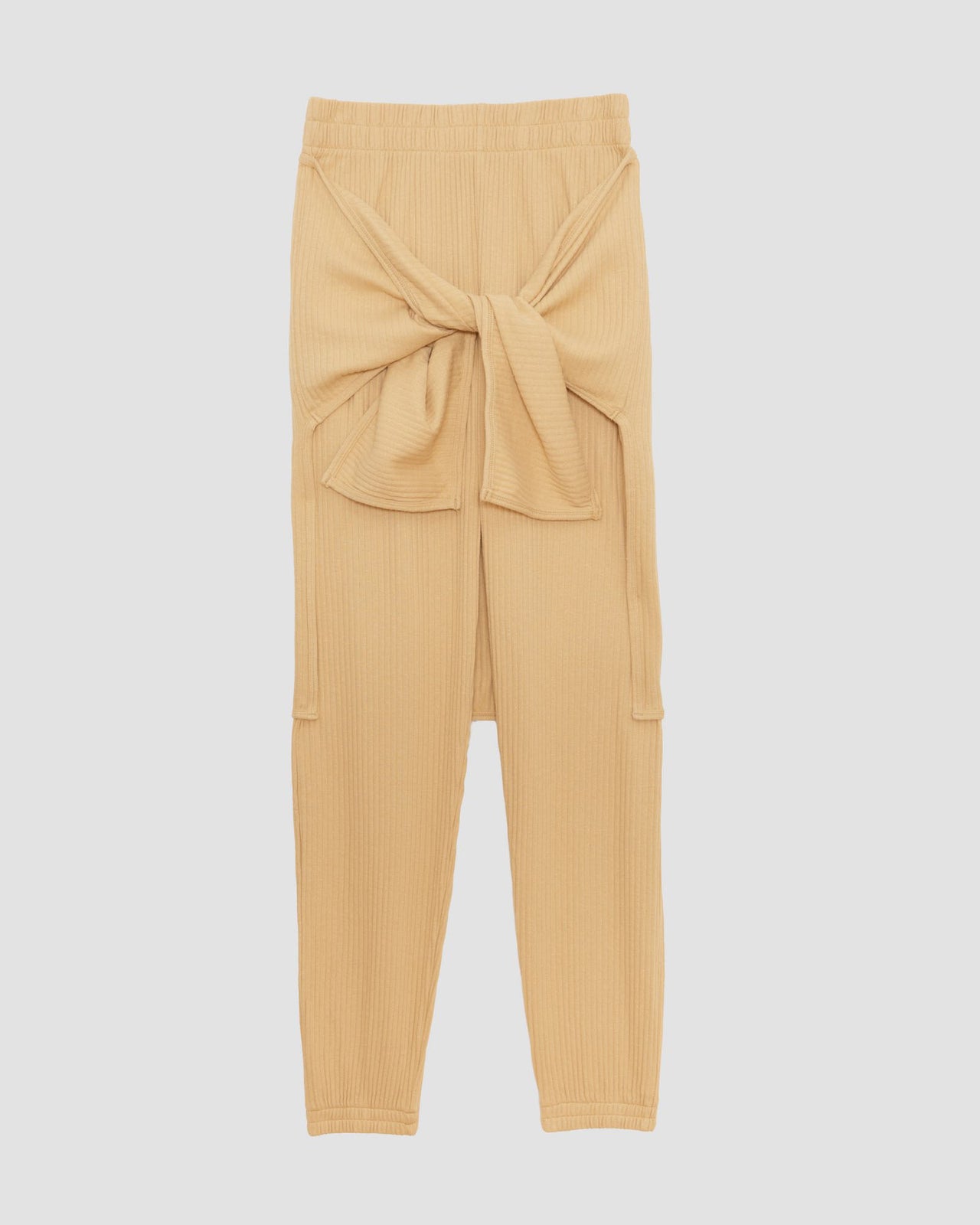 Tour Sweat Pants - Organic Cotton / Hemp Rib - Dust Beige - WT23