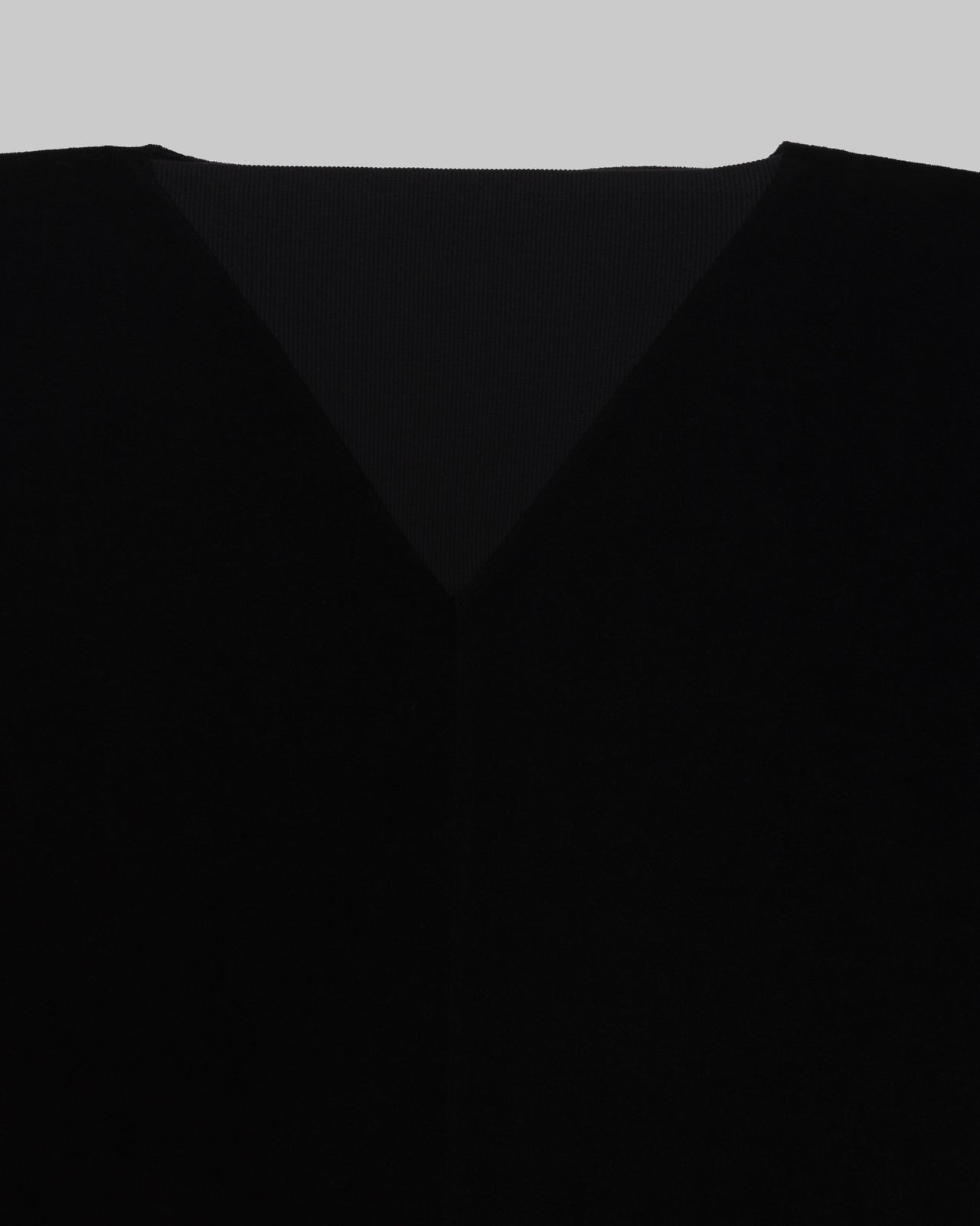 Tre Sweatshirt - Organic Cotton Velour - Black