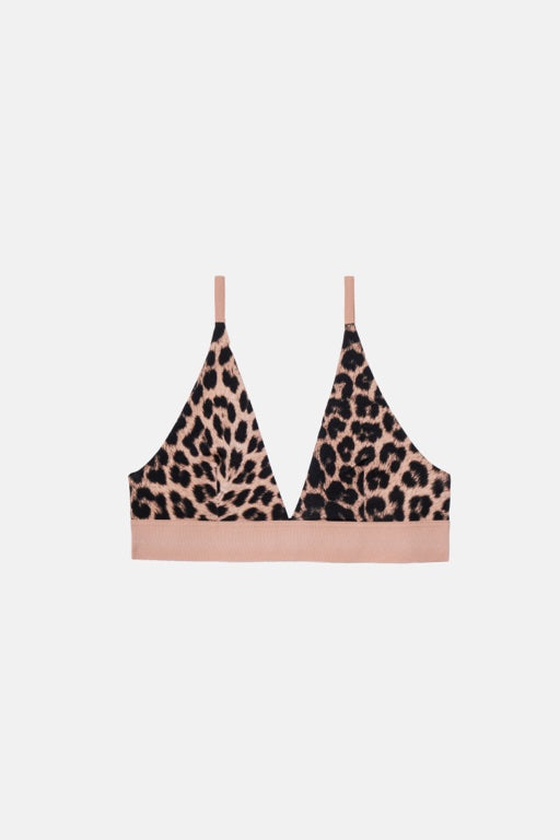 Triangle Bra - Bamboo Lyocell - Leopard
