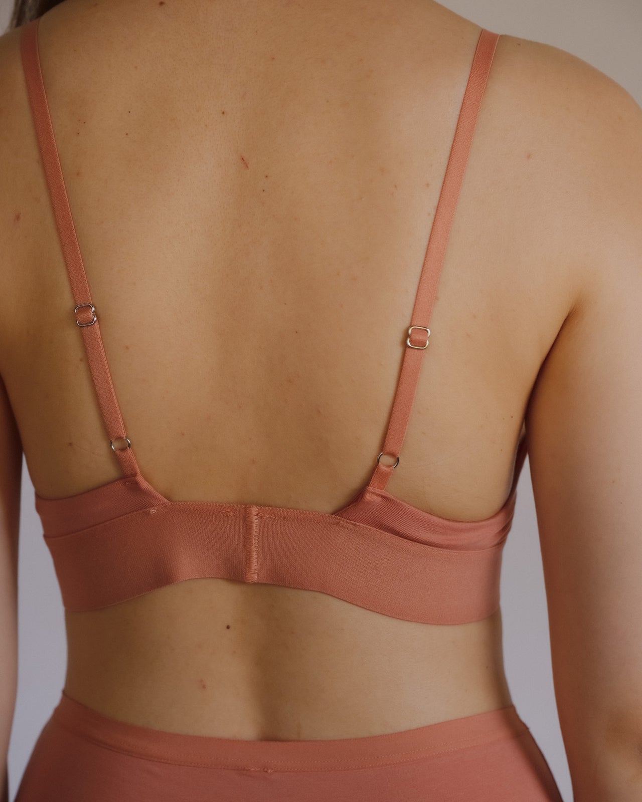 Triangle Bra - Bamboo Lyocell - Branch Terracotta