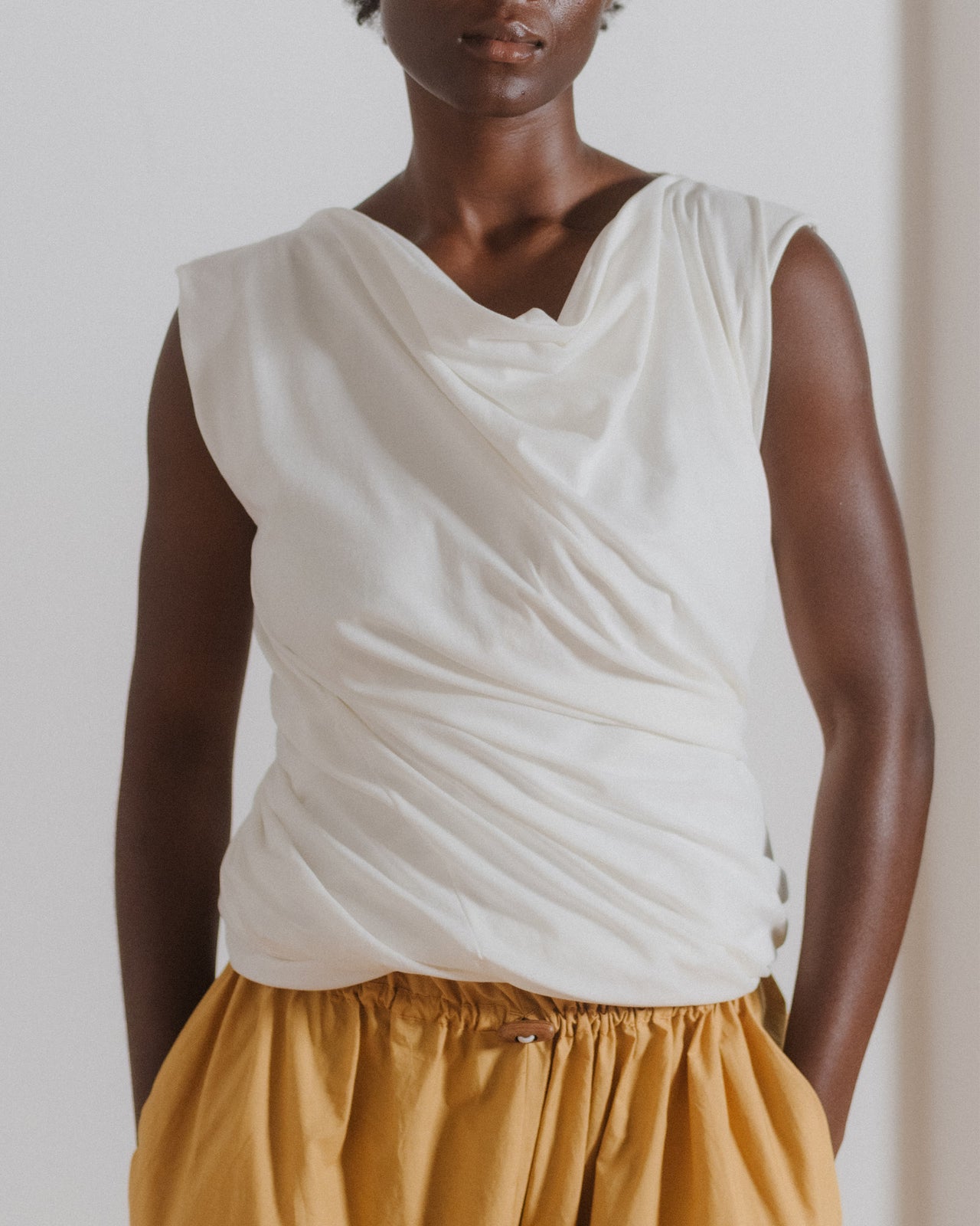 Turn Tank - Organic Cotton Jersey - Undyed
