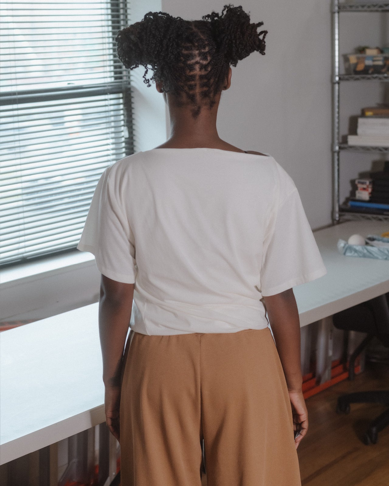 Turn Tee Shirt - Organic Cotton Jersey - Undyed