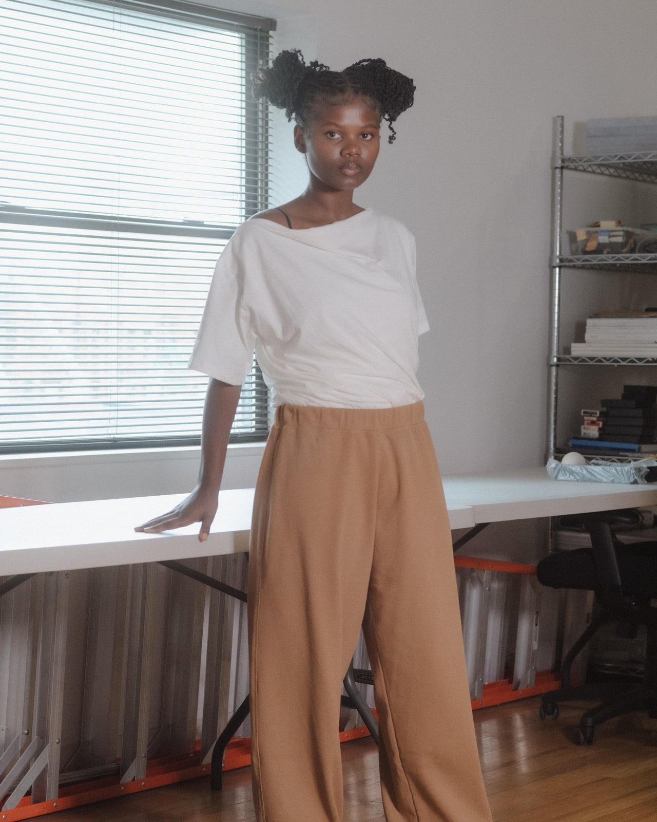 Turn Tee Shirt - Organic Cotton Jersey - Undyed