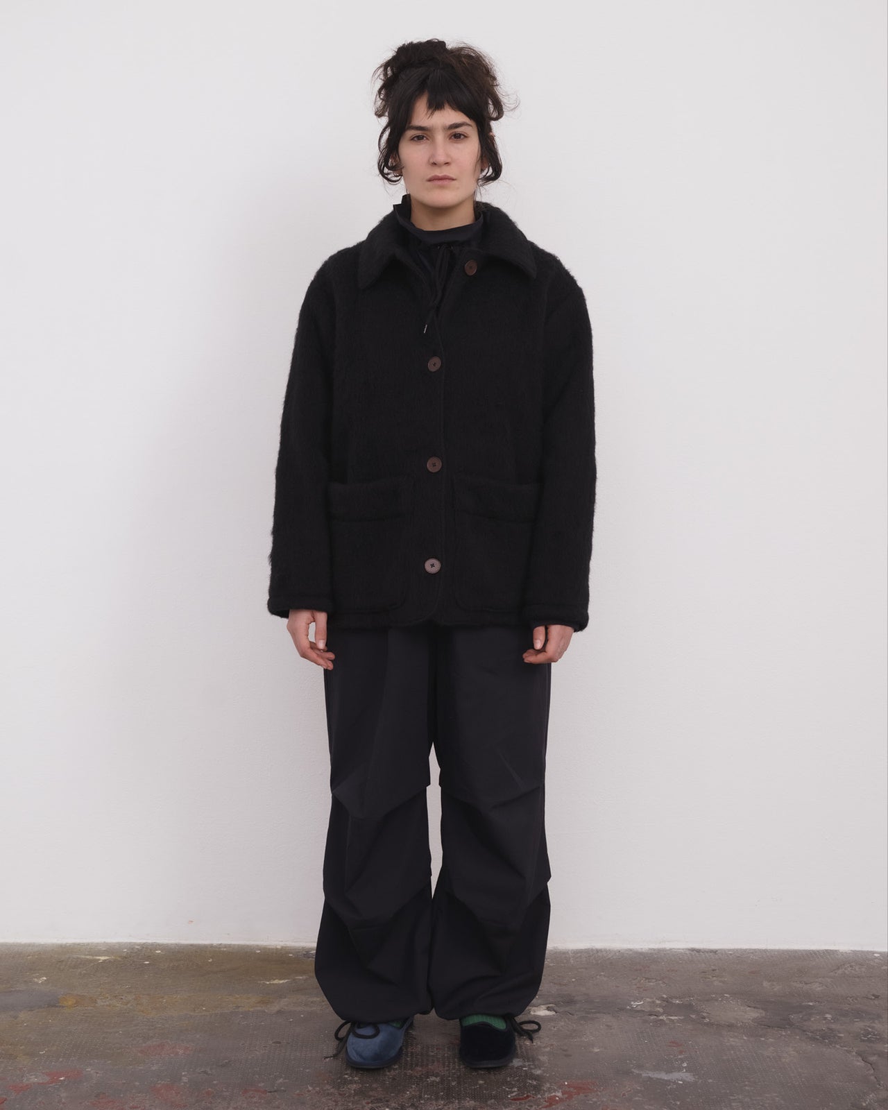 Uro Pants - Organic Cotton Poplin - Black