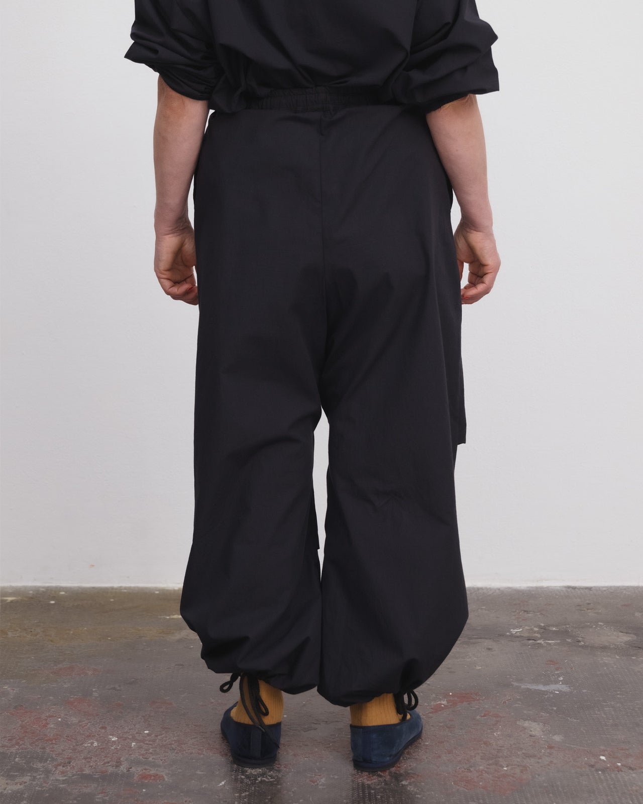 Uro Pants - Organic Cotton Poplin - Black