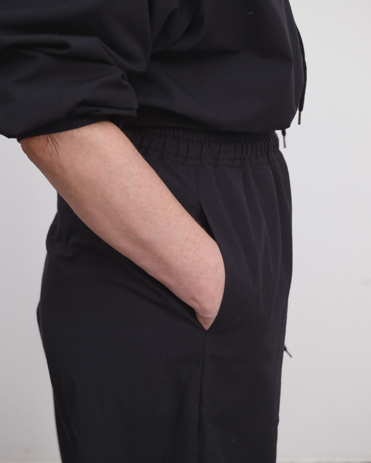 Uro Pants - Organic Cotton Poplin - Black