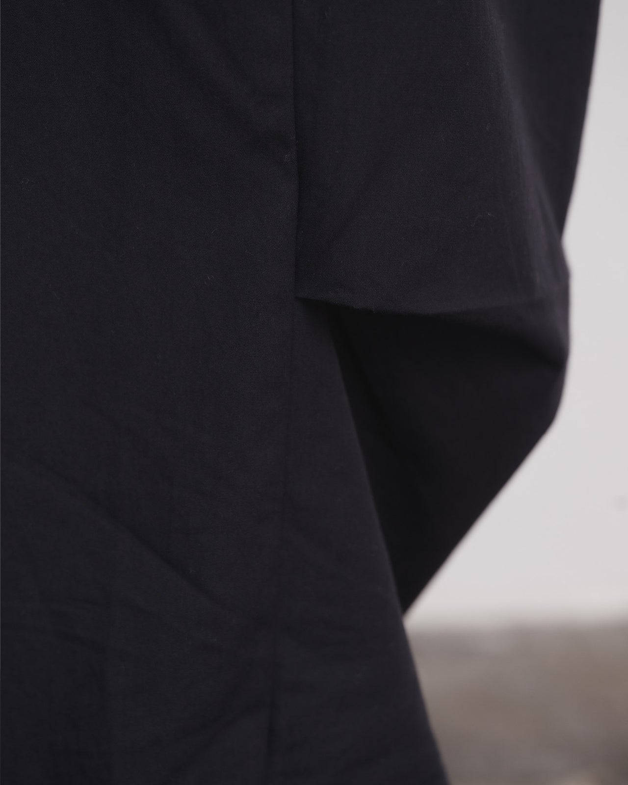 Uro Pants - Organic Cotton Poplin - Black