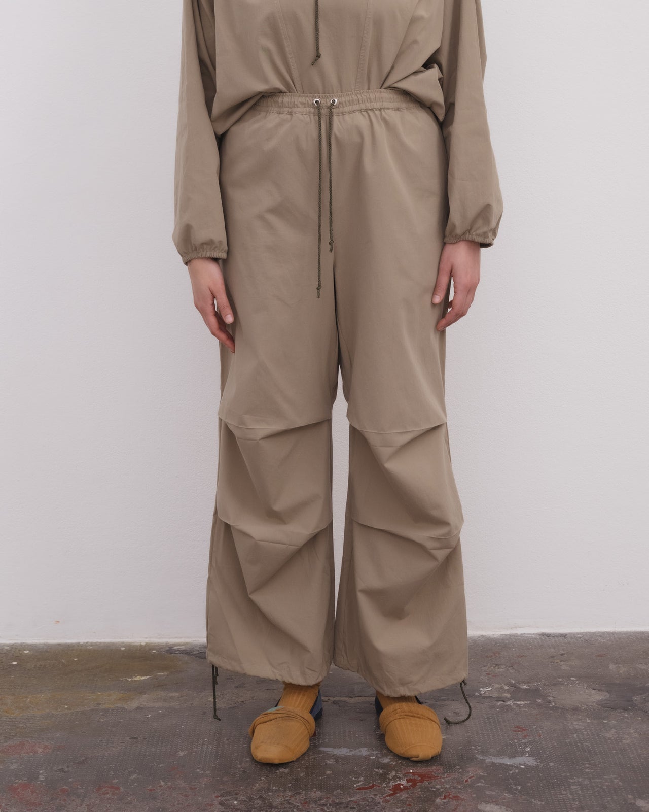 Uro Pants - Organic Cotton Poplin - Khaki