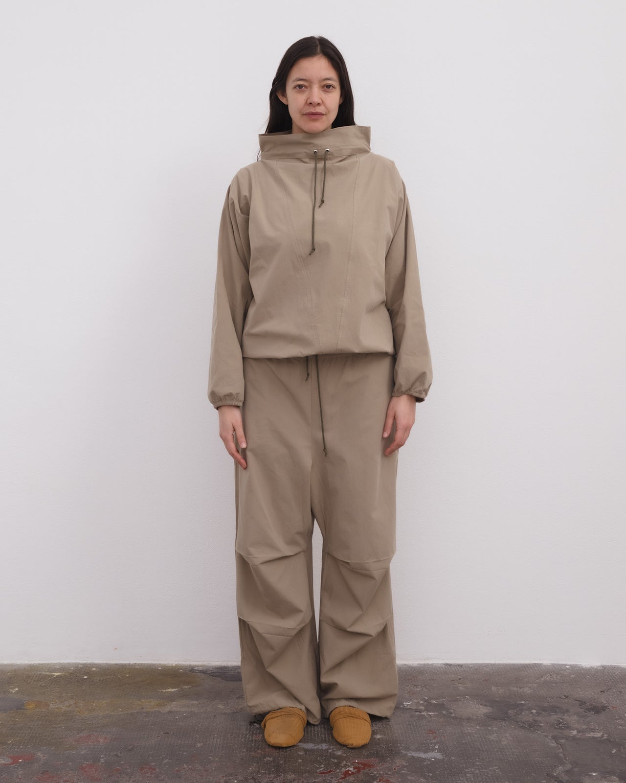 Uro Pants - Organic Cotton Poplin - Khaki