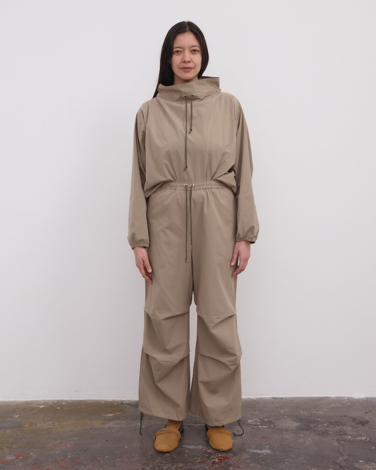 Uro Pants - Organic Cotton Poplin - Khaki