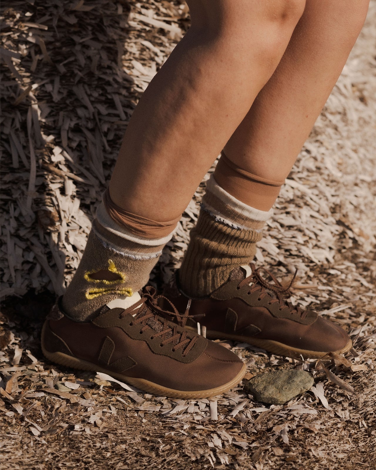 Jitsu Veja x Baserange - Recycled Polyester - Walnut