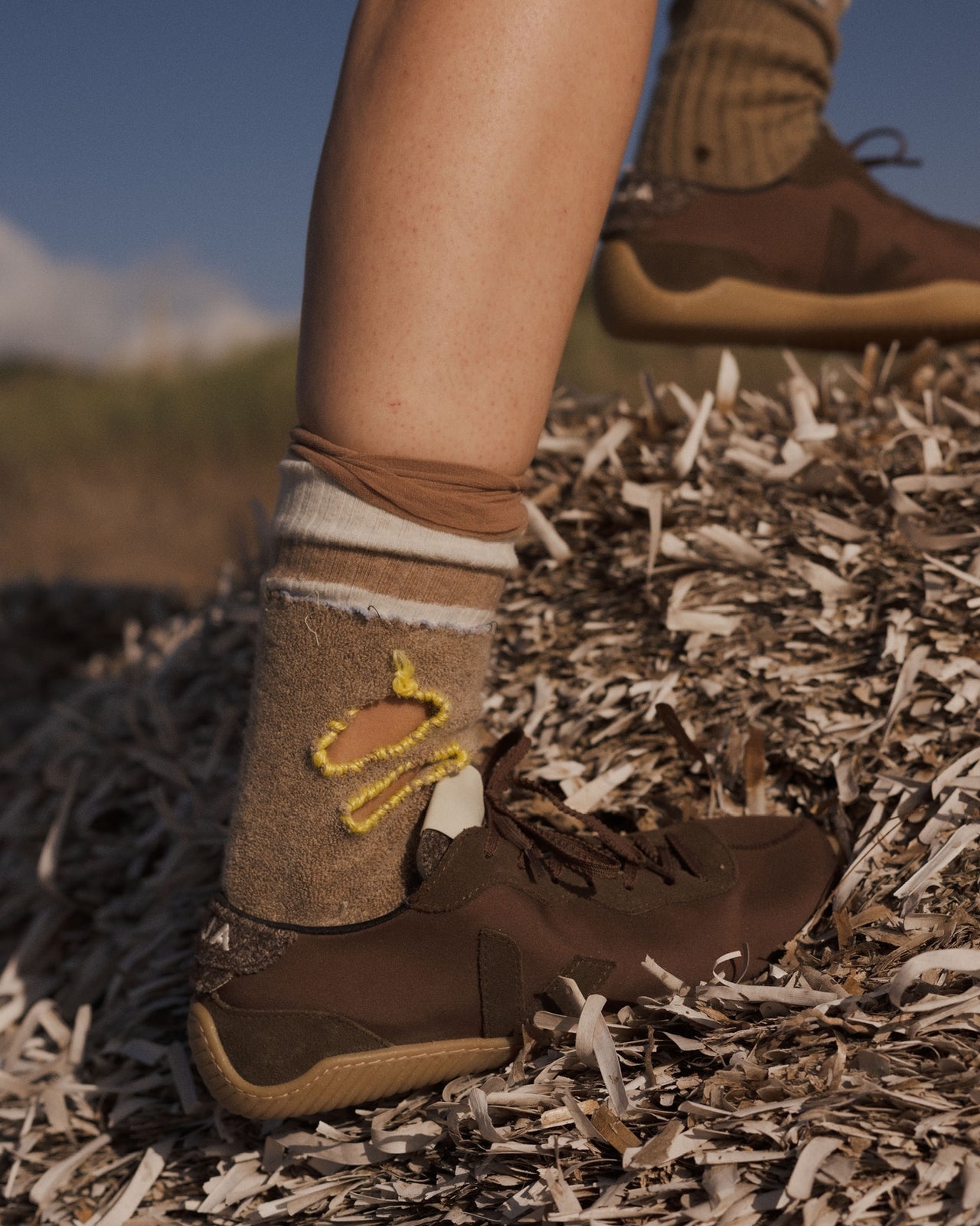 Jitsu Veja x Baserange - Recycled Polyester - Walnut