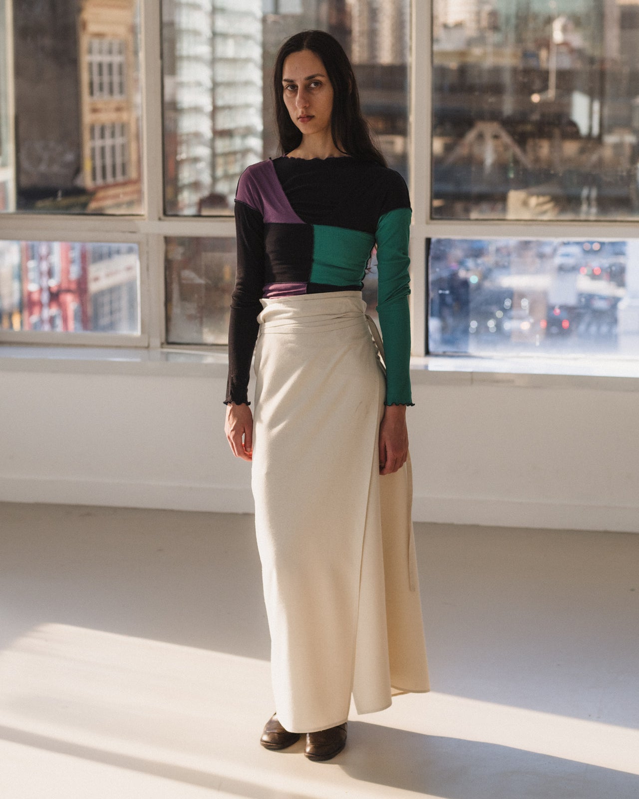 Venn Skirt - Wild Silk - Undyed