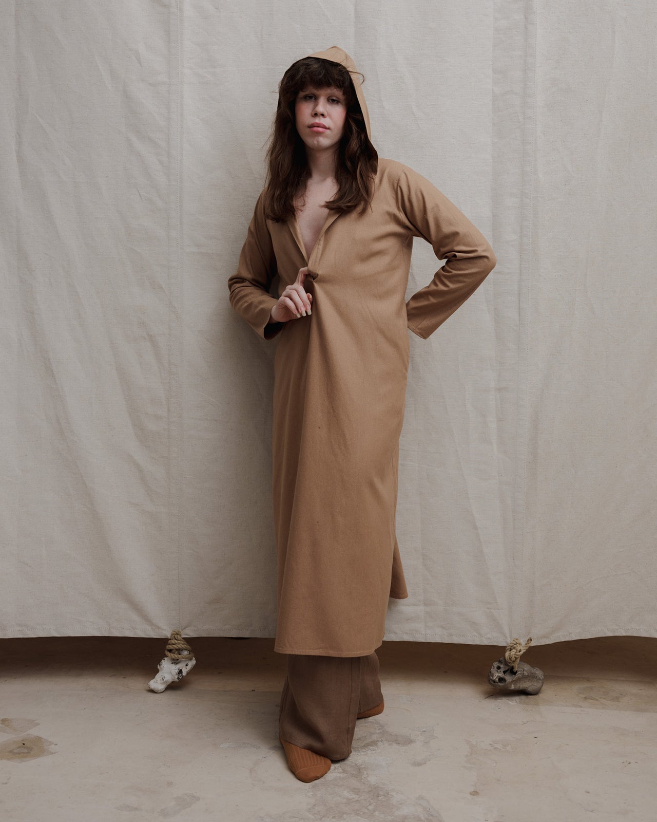 Vester Dress - Wild Silk - Bath Brown - AU23