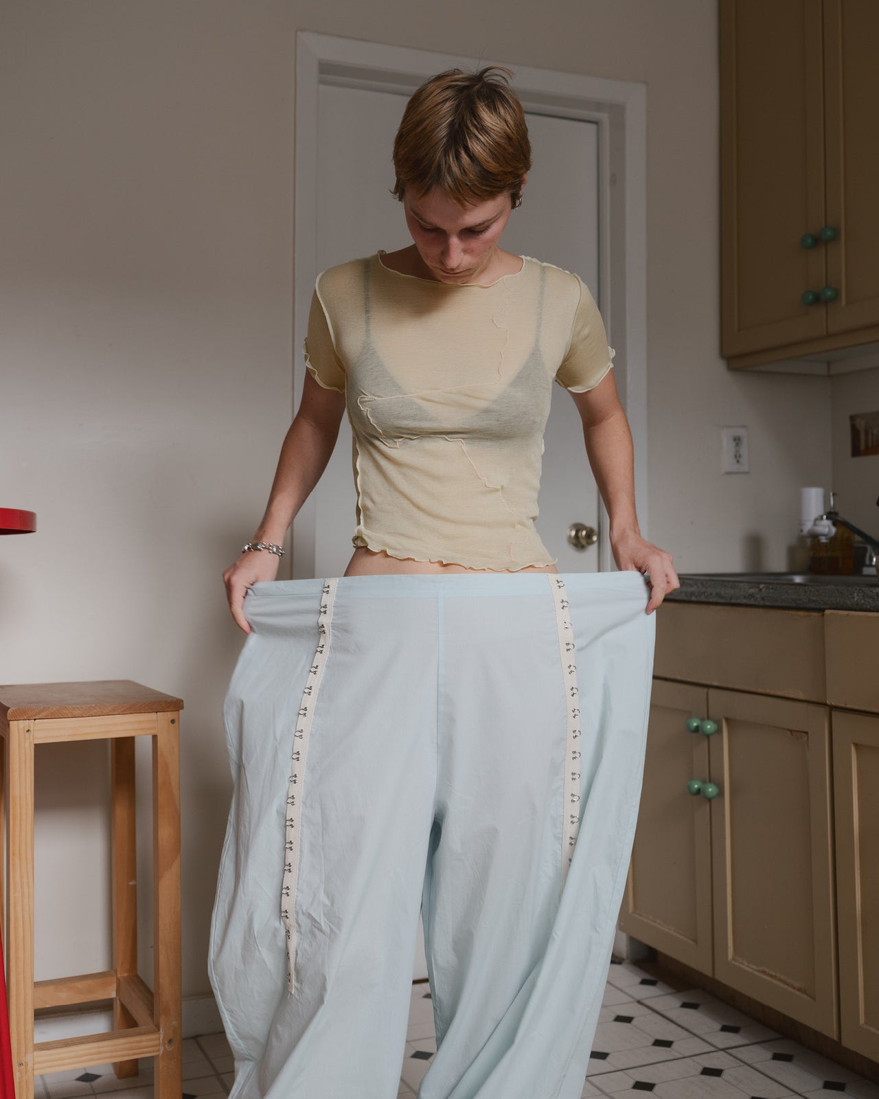 Viag Pants - Organic Cotton Poplin - Kal Mint