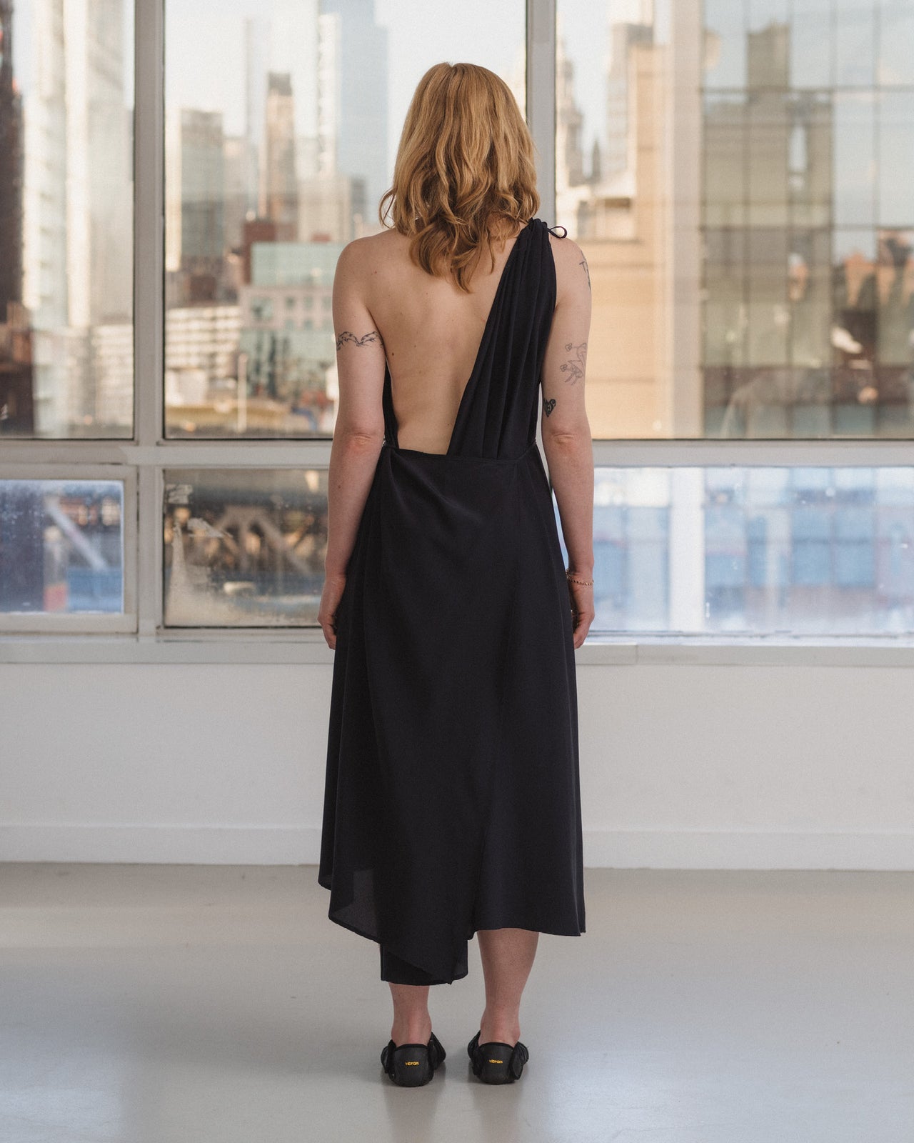 View Dress - Silk Crepe - Black