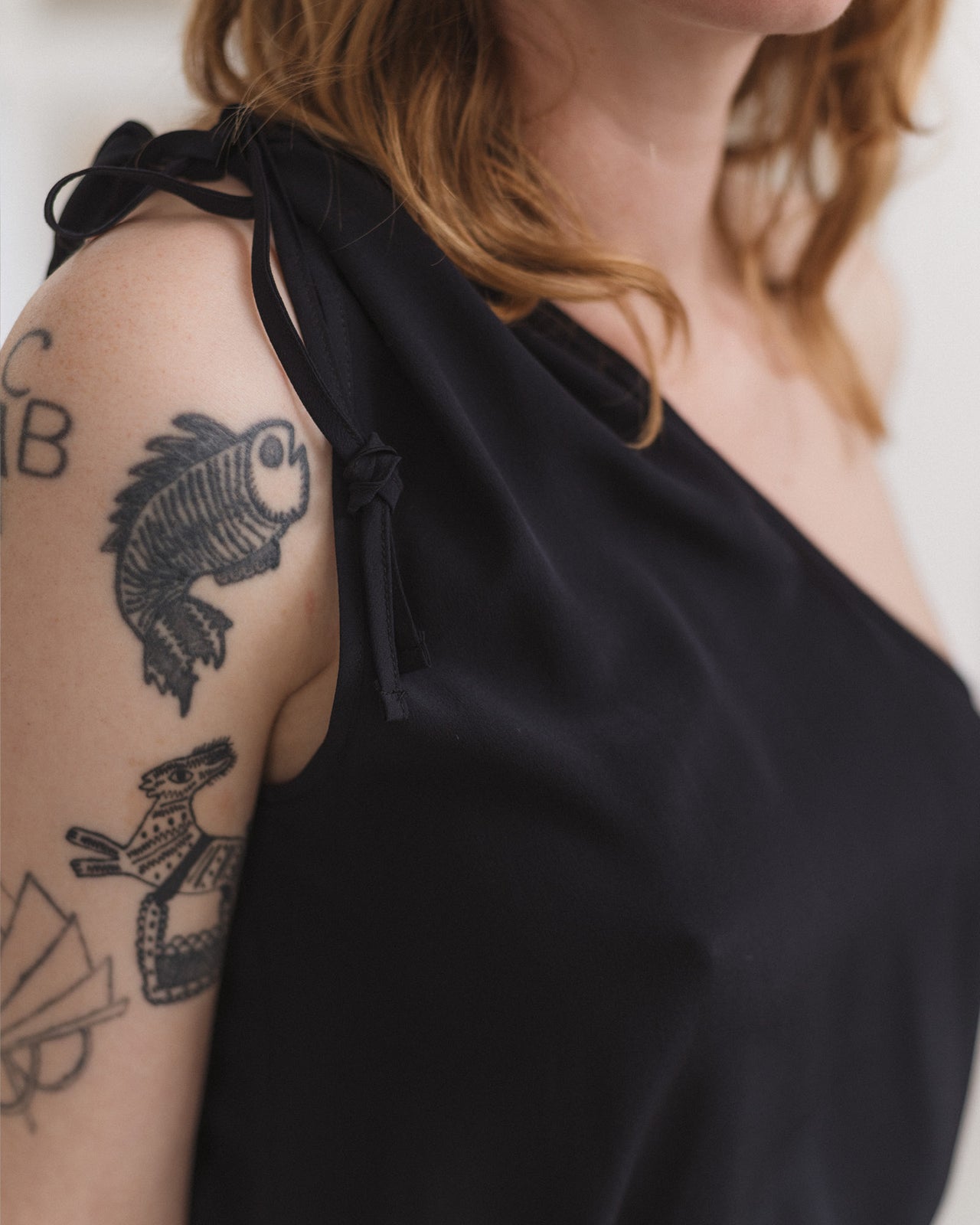 View Dress - Silk Crepe - Black