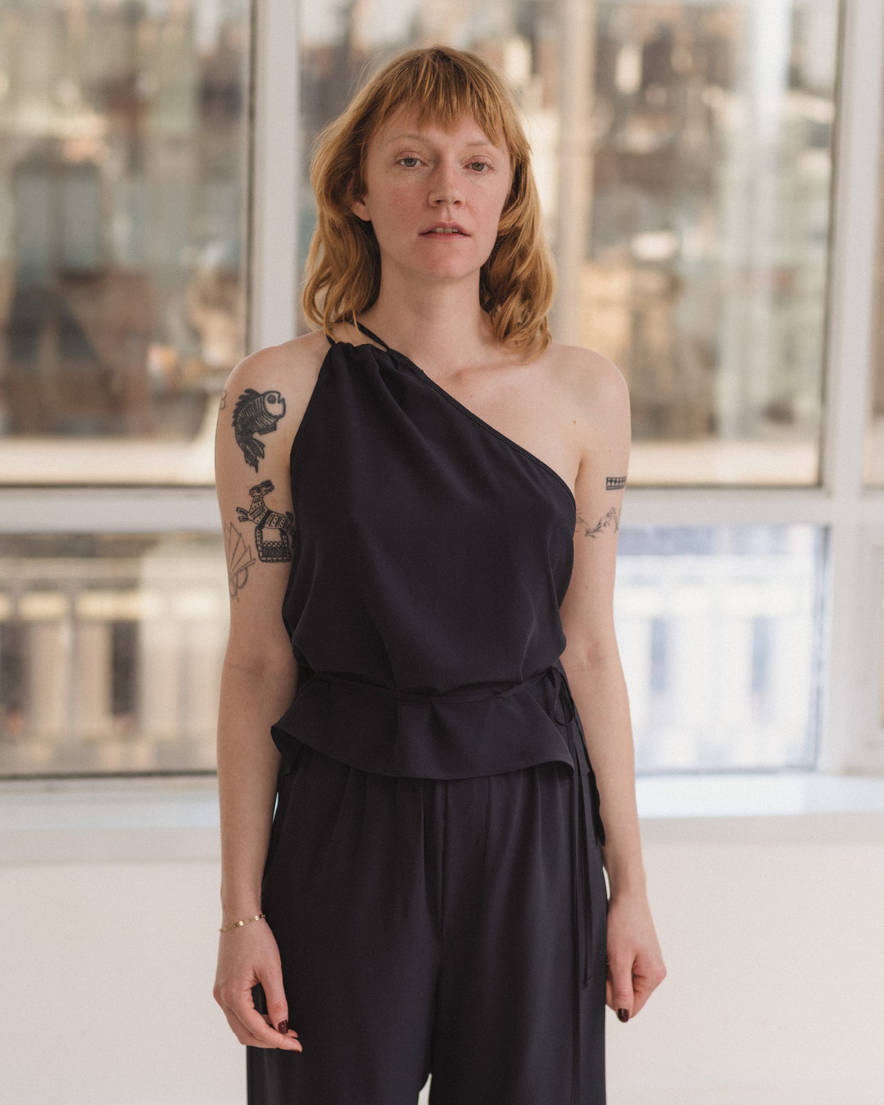 View Top - Silk Crepe - Black