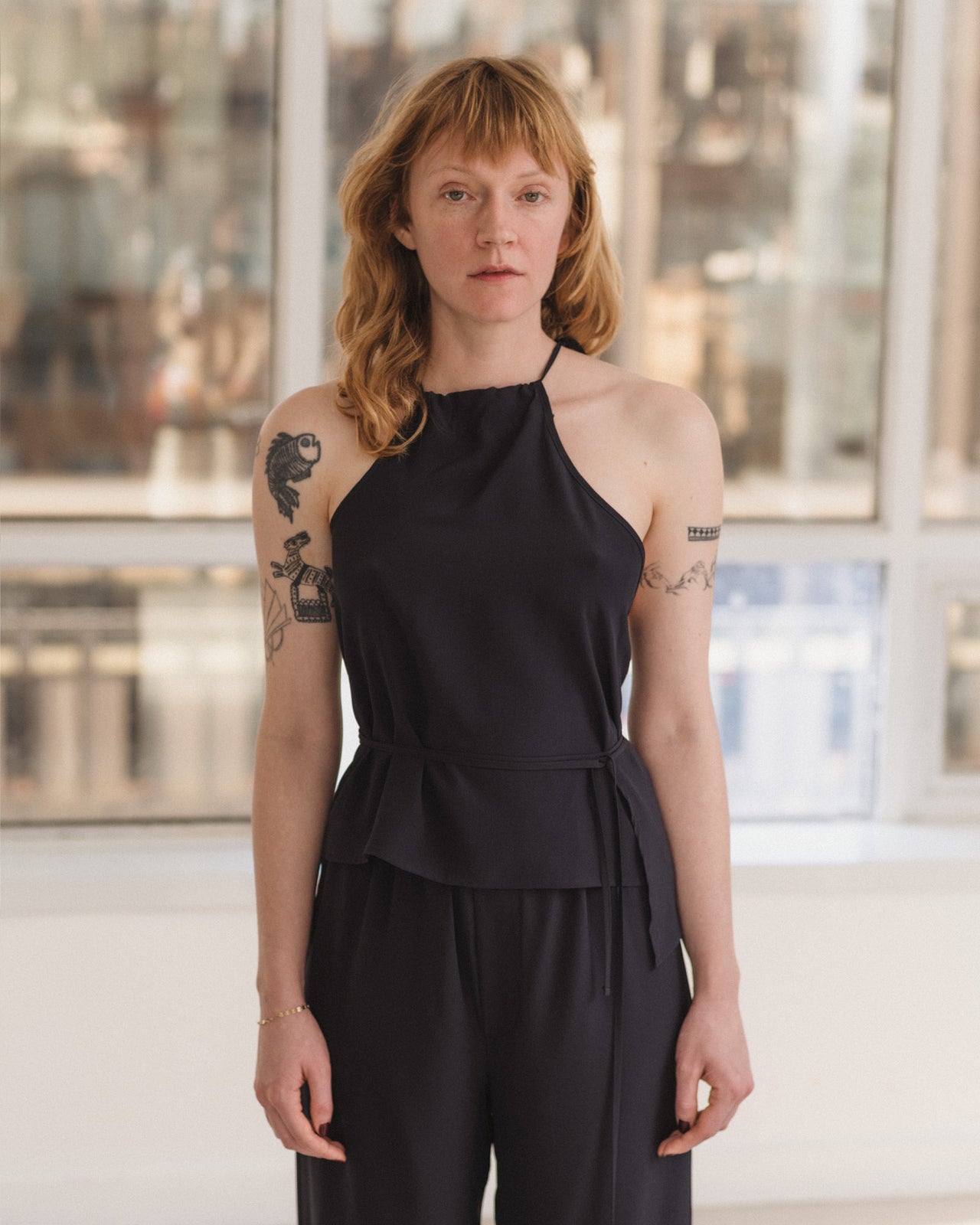 View Top - Silk Crepe - Black