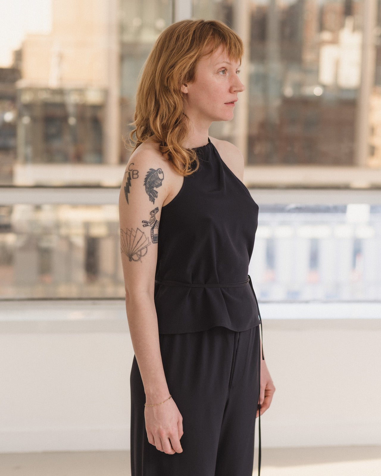 View Top - Silk Crepe - Black