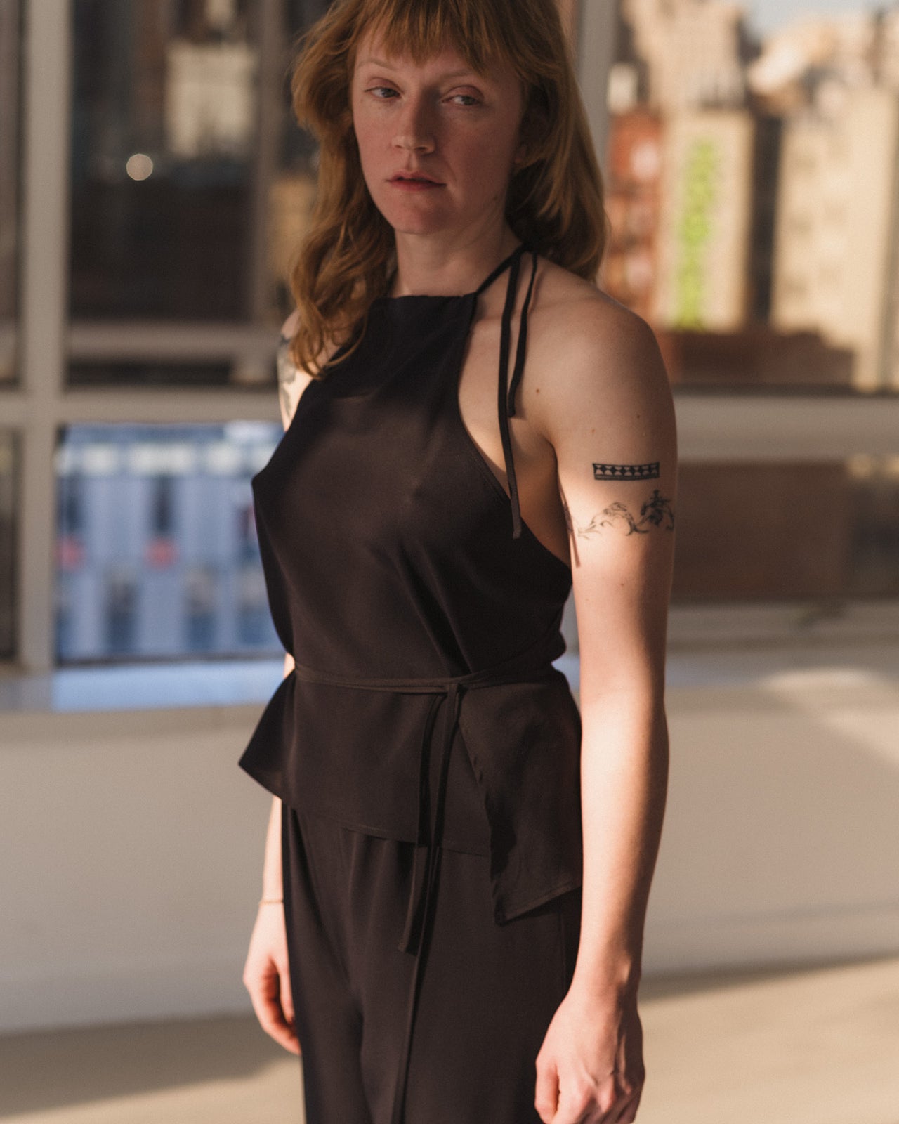 View Top - Silk Crepe - Black