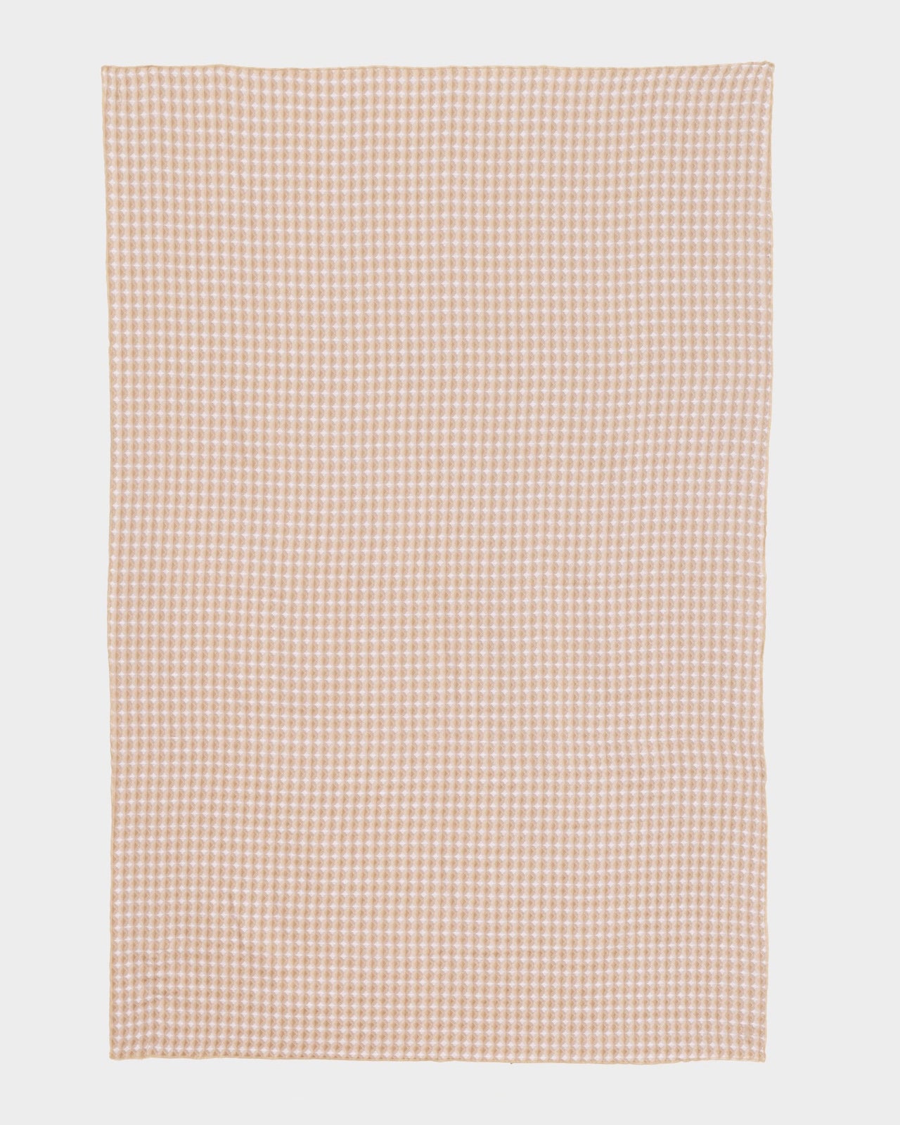 Waffle Beach Towel - Organic Cotton Waffle - Broom Brown