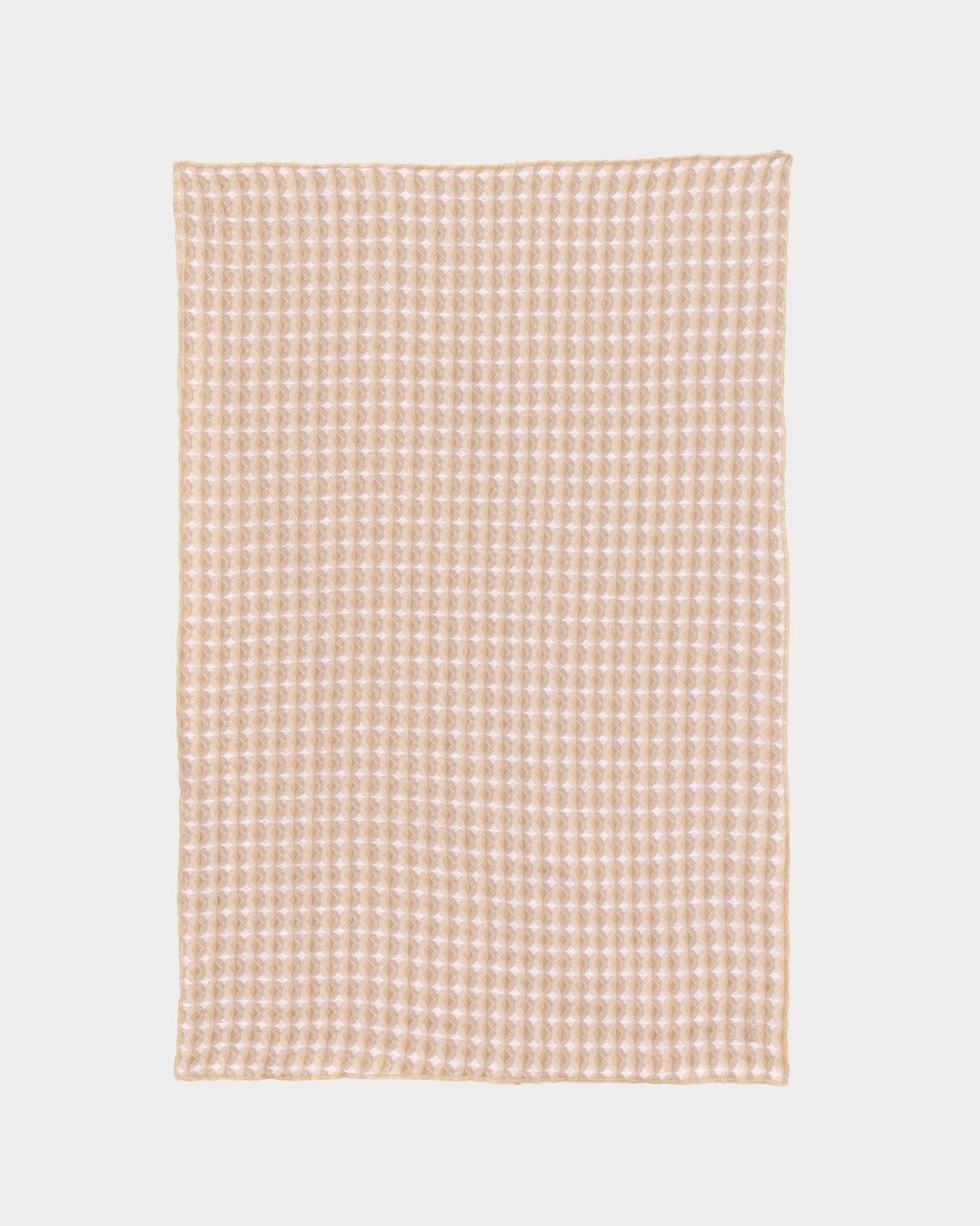 Waffle Kitchen Towel - Organic Cotton Waffle - Broom Brown