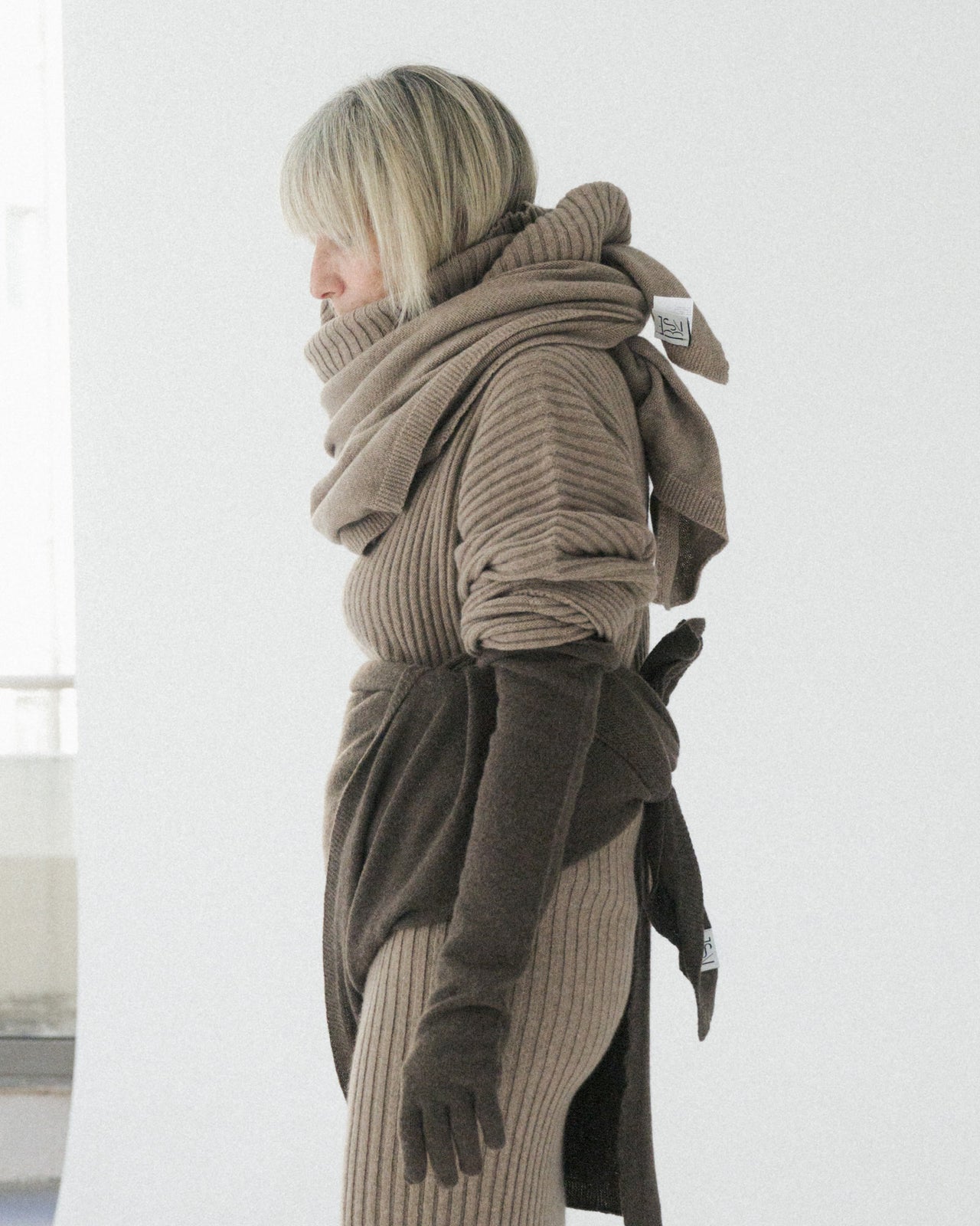 Whit Scarf - Recycled Cashmere - Stoppa Brown