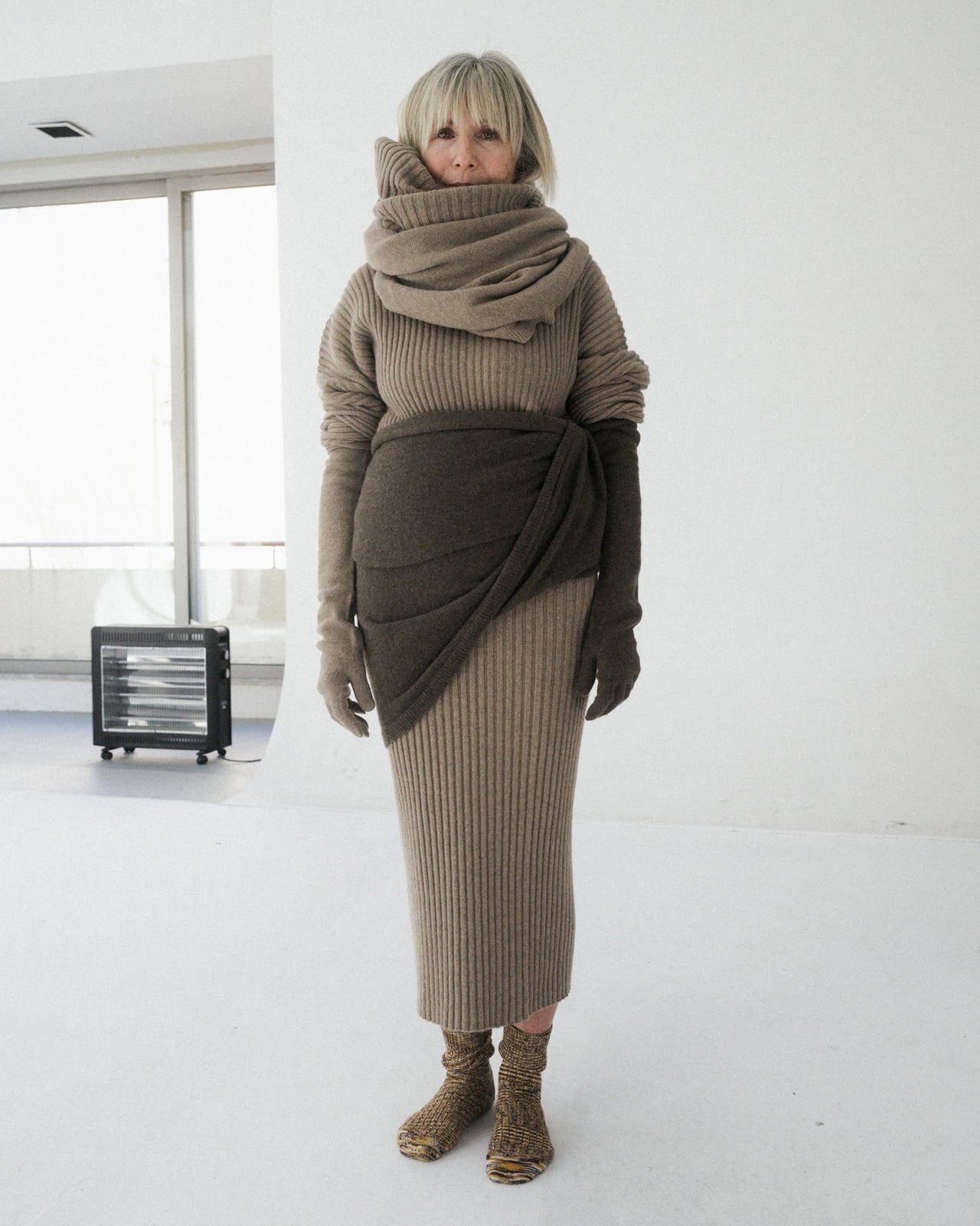 Whit Scarf - Recycled Cashmere - Stoppa Brown