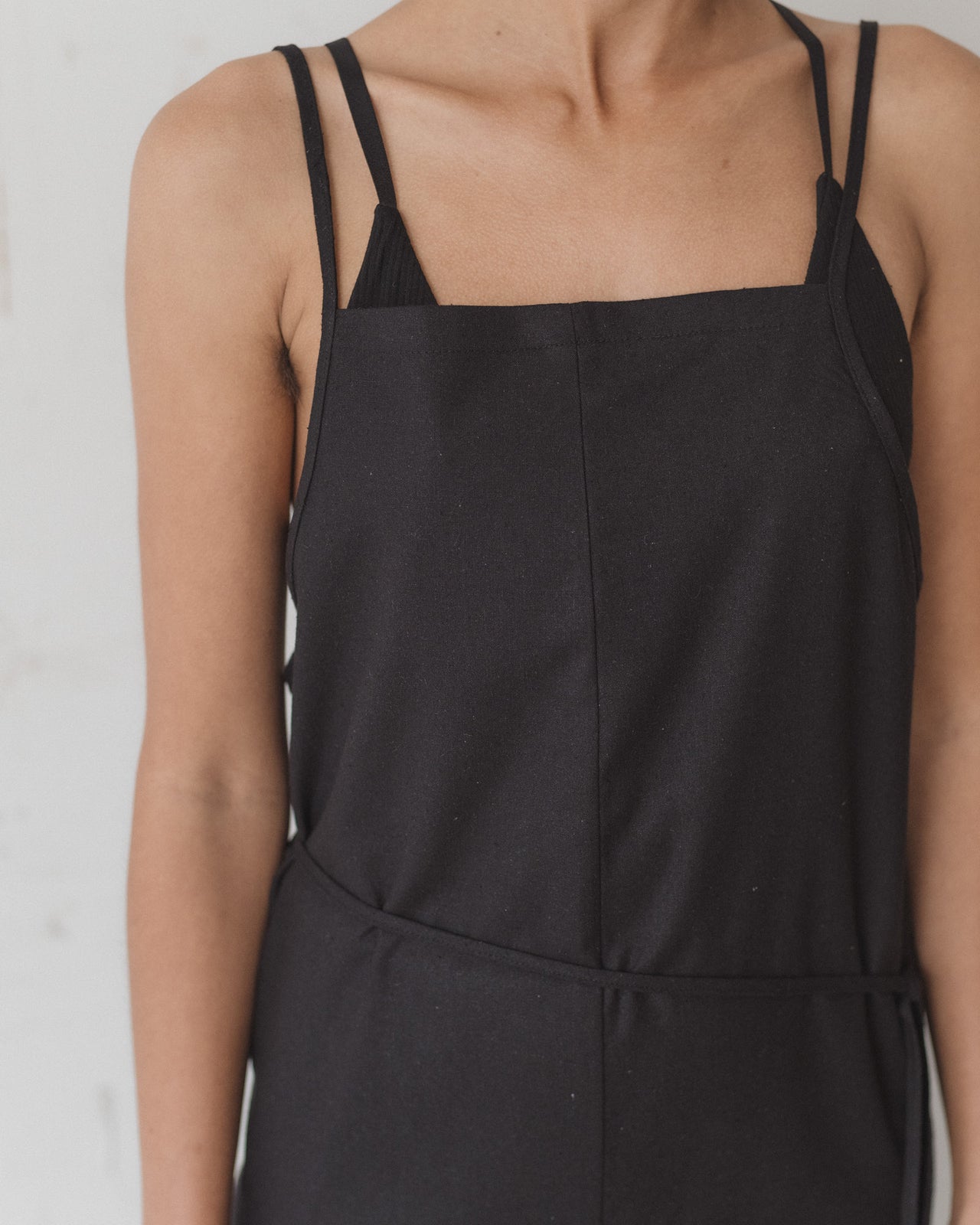 Yumi Apron Dress - Wild Silk - Black