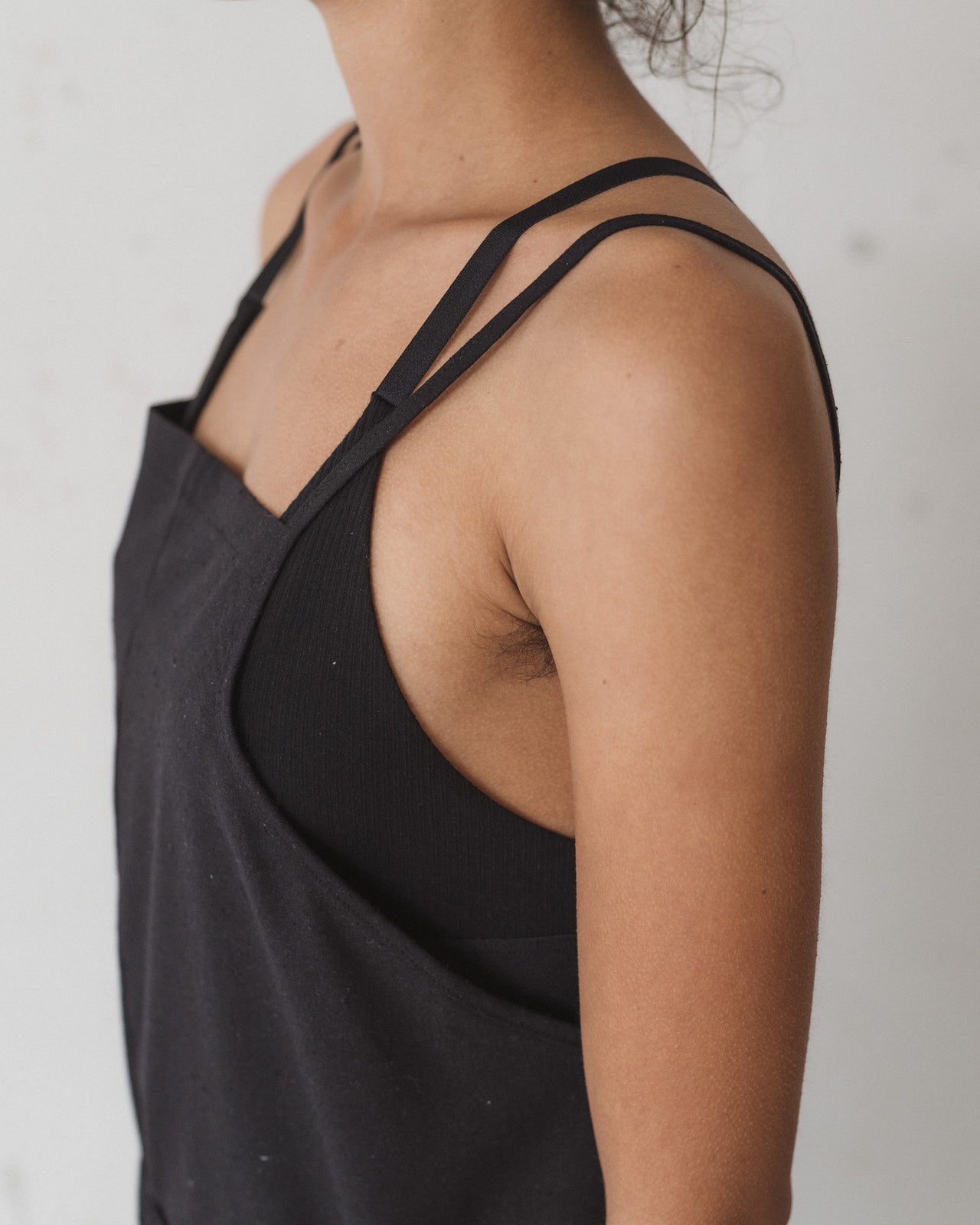 Yumi Apron Dress - Wild Silk - Black