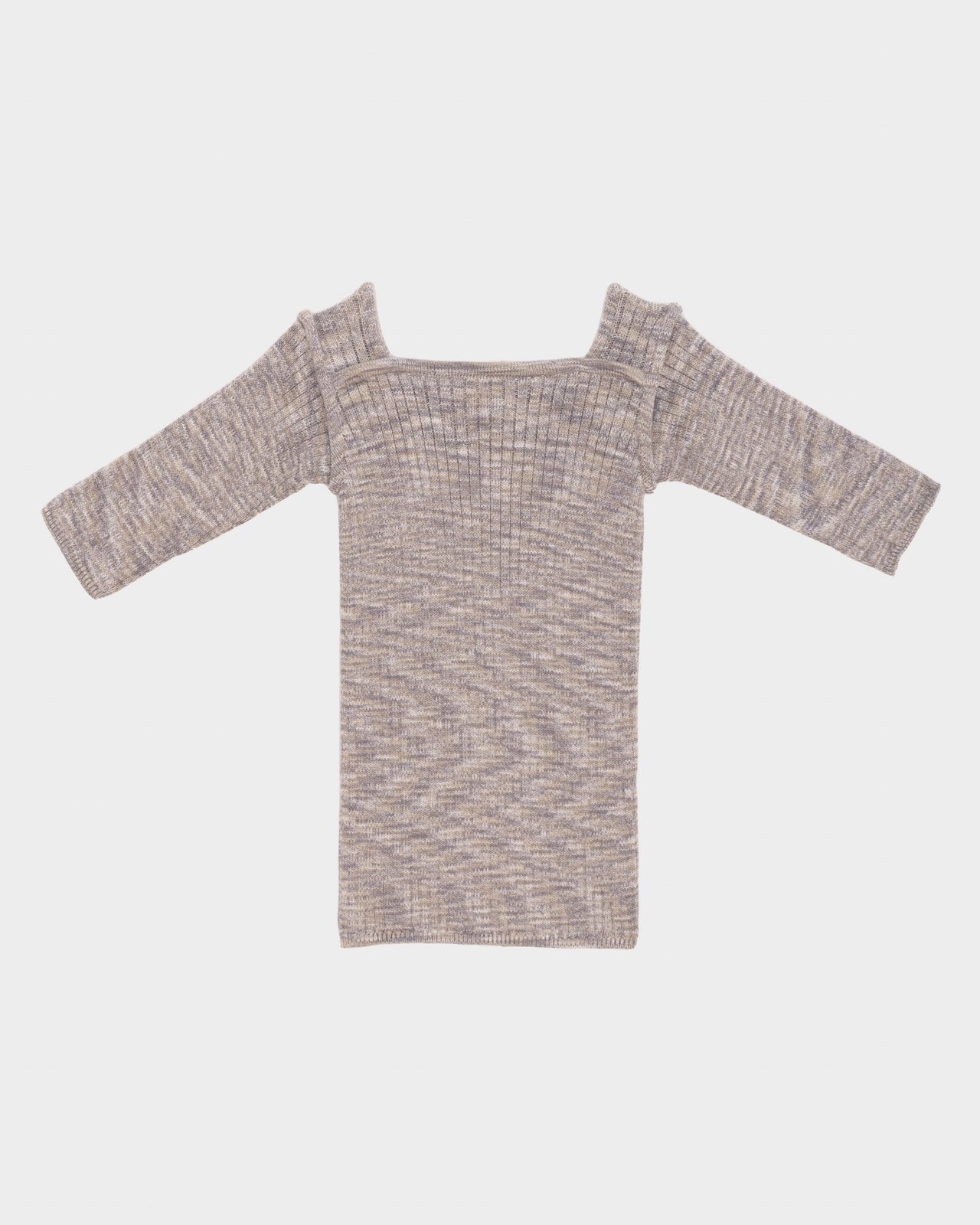 Zampa 3/4 - Organic Cotton Rib - Grey Melange
