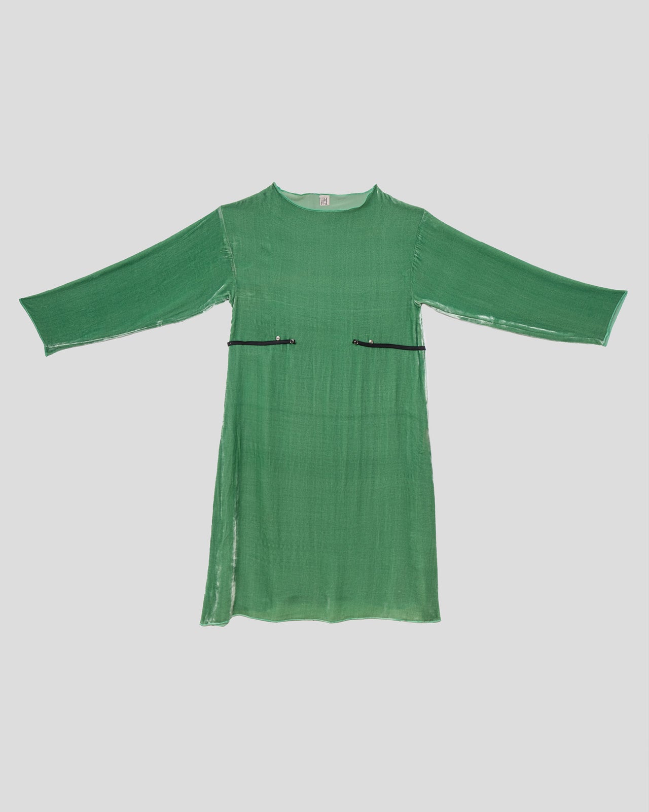 Unir Dress - Velvet Silk - Vella Green - WT22